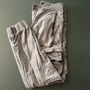 Cotton on gray cargo joggers